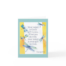 carte pour notes de talent