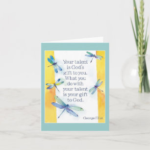 carte pour notes de talent