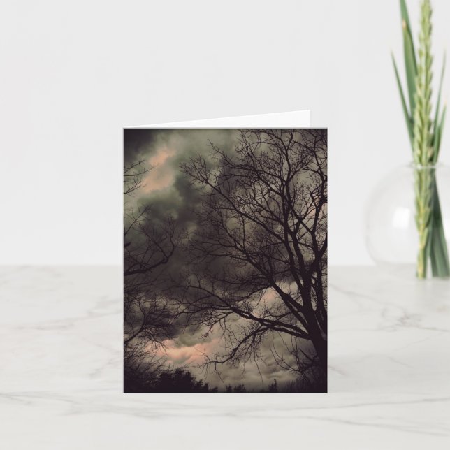 Carte pour notes de tempête d'hiver (Devant)