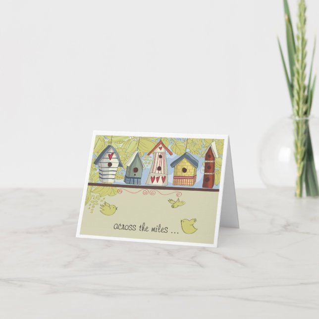 Carte pour notes de Whimsical Birhouses (Devant)