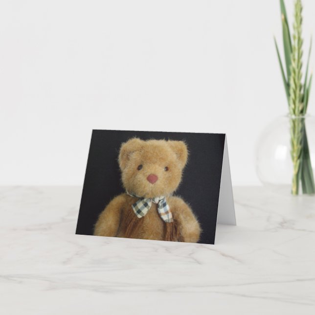 Carte pour notes d'ours de nounours (Devant)