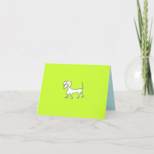 CARTE POUR NOTES DOXIE DANS LIME