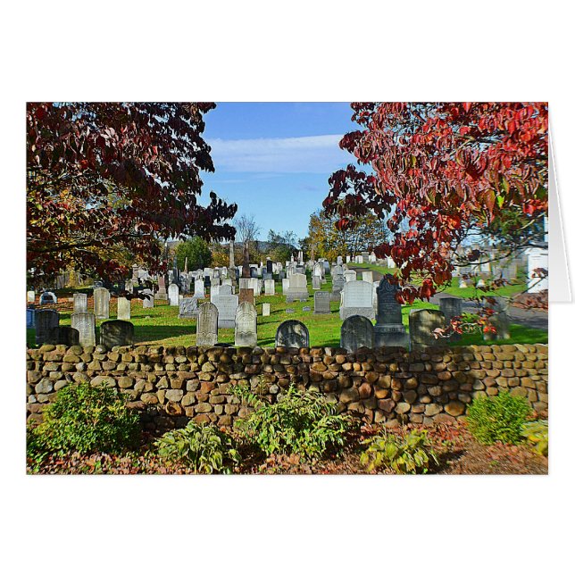 Carte pour notes du cimetière de Durham (Devant horizontal)