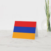 Carte D Anniversaire Du Drapeau Armenien Zazzle Fr