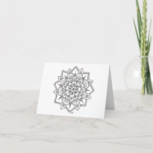 Carte pour notes du flocon de neige 2 de ressort