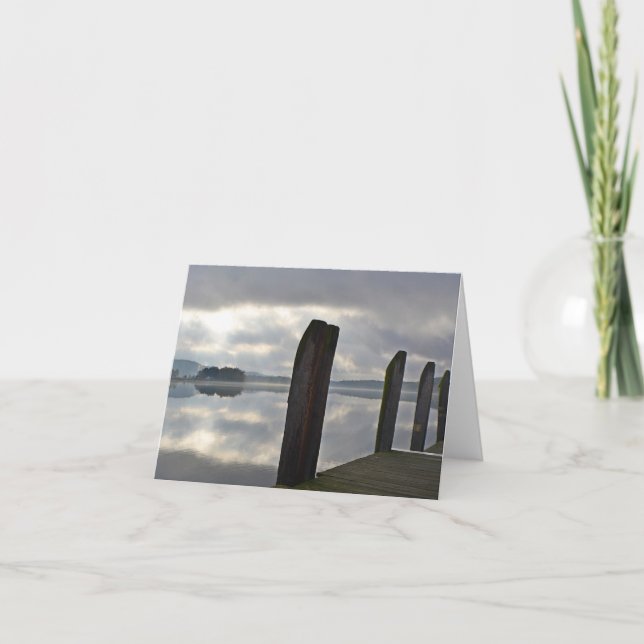 Carte pour notes du matin du fleuve Connecticut (Devant)