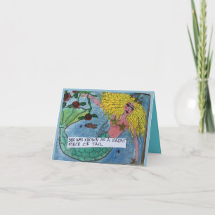 Carte pour notes-Elle était connue comme le grand 