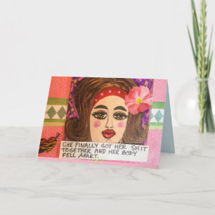 Carte pour notes-elle finalement s'est obtenue