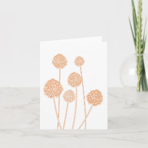 Carte pour notes FLEURS ÉTRANGES