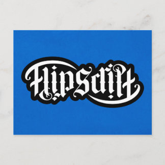 Carte pour notes FlipScript Ambigram