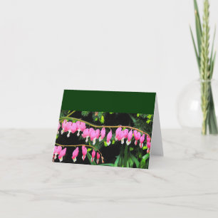 carte pour notes floral "COEURS DE SOLEIL"