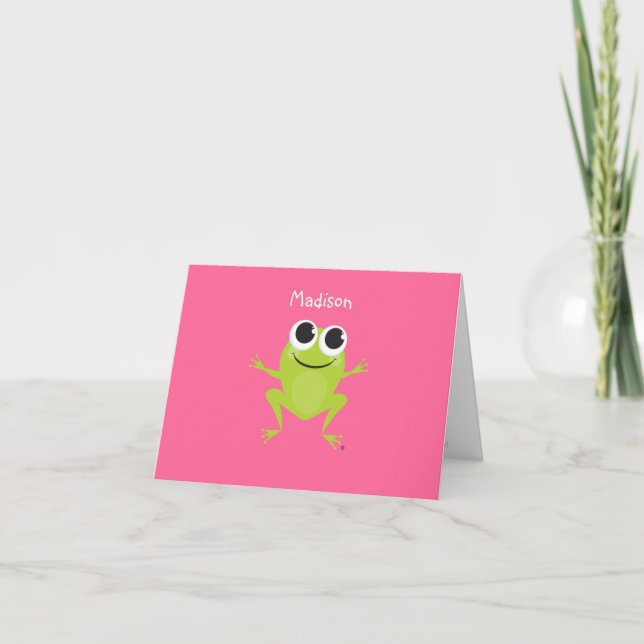 Carte pour notes FROG personnalisé Best Life (Devant)