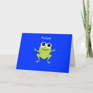 Carte pour notes FROG personnalisé Best Life