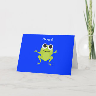 Carte pour notes FROG personnalisé Best Life