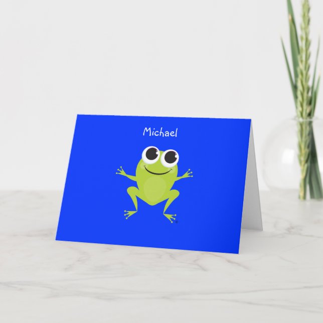 Carte pour notes FROG personnalisé Best Life (Devant)