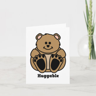 Carte pour notes gentil à croquer d'ours