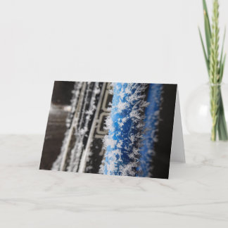 Carte pour notes hiver Frost