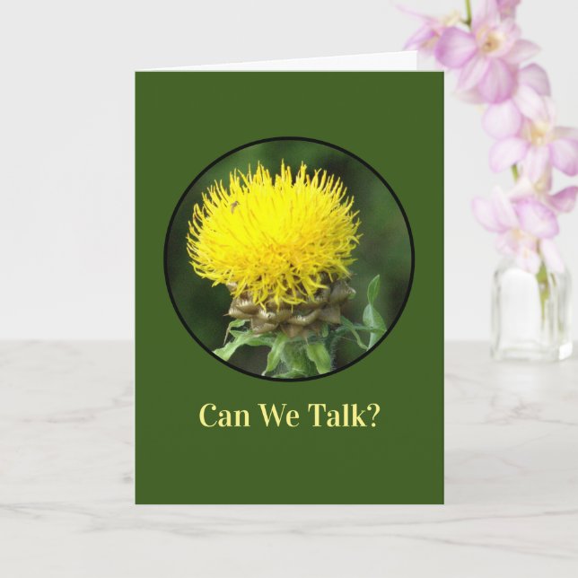 carte pour notes, humour "Comment Sommes-Nous/Pouv (Orchidée)