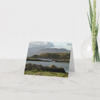 Carte pour notes : Île de paysage de Skye