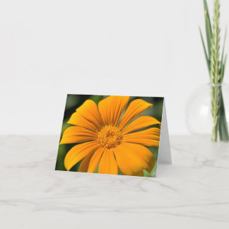 Carte pour notes jaune de fleur de soleil