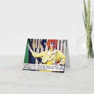 CARTE POUR NOTES=JE NE PEUX PAS VRAIMENT MARCHER L