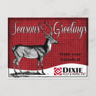 carte pour notes Joyeuses Fêtes d'inspiration vint