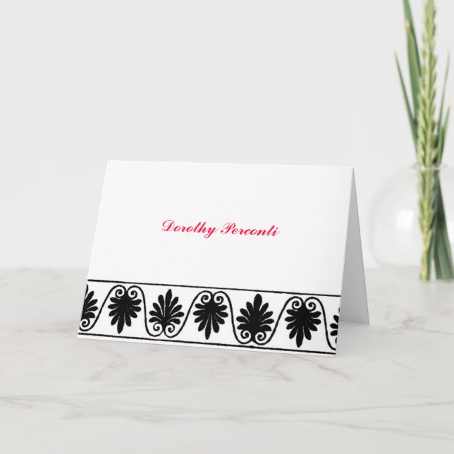 Carte pour notes personnalisé (Devant)