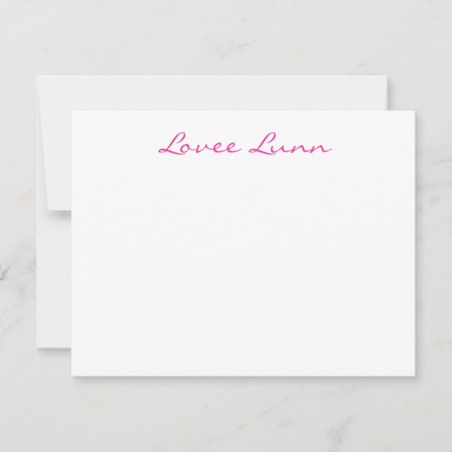Carte pour notes personnalisé par motif de (Devant)