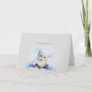 Carte pour notes photo Teddy Bear Blue