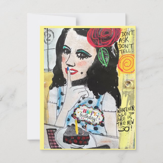 Carte pour notes plat (Devant)