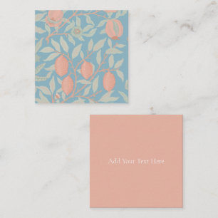 Carte pour notes PLAT : WILLIAM MORRIS ; POMEGRANA