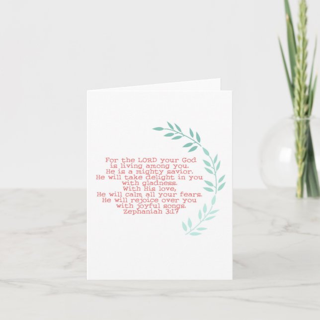 carte pour notes puissant de sauveur (Devant)