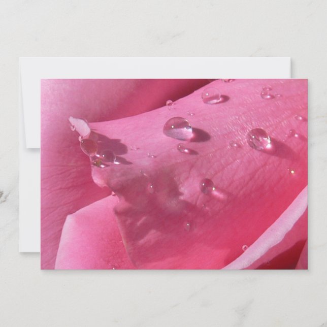 Carte pour notes Rose Tour Eiffel (Devant)