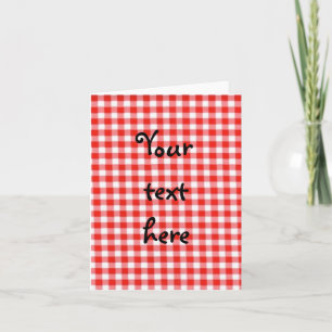 carte pour notes rouge de guingan