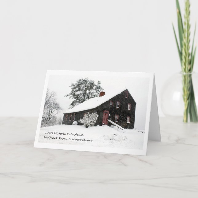 Carte pour notes Saltbox 1700 (Devant)