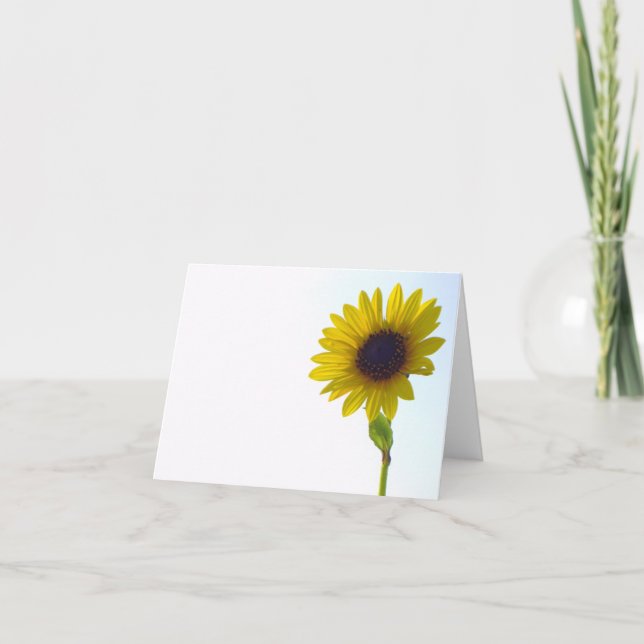 Carte pour notes tournesol (Devant)