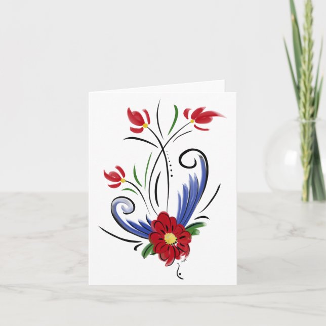 Carte pour notes vide (Devant)