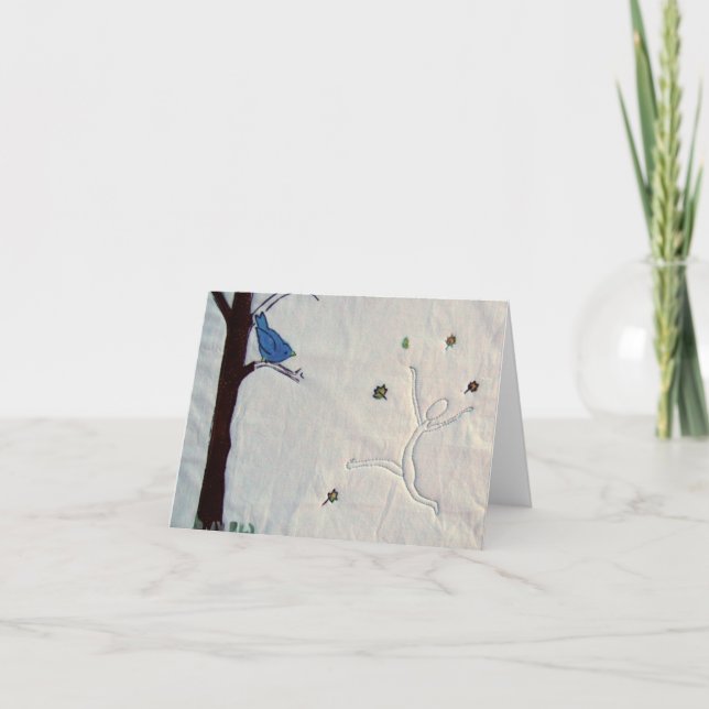 Carte pour notes vide d'observation d'oiseau (Devant)