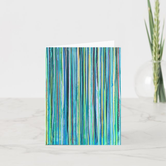 Carte pour notes vide en chute (Devant)