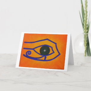 Carte pour notes vide "oeil de Ra "