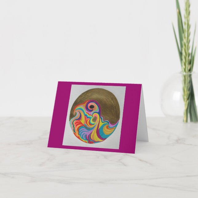 carte pour notes "Vie d'un coeur" par Patricia Pea (Devant)