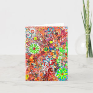 Carte pour notes vierge de la fièvre du printemps