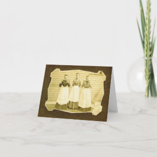 Carte pour notes Vintage Watermelon et Aprons