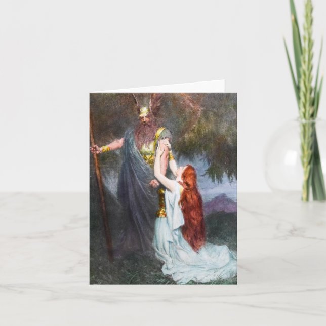 Carte pour notes Wotan & Brunhilde (Devant)