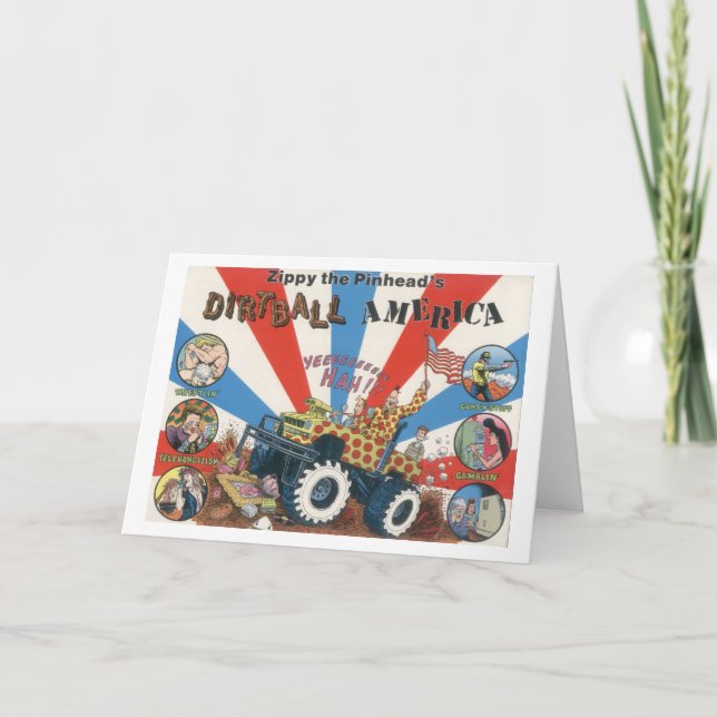 Carte pour notes Zippy de Dirtball Amérique (Devant)