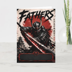 Carte pour papa Héritage de Samouraï