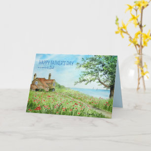 Carte Pour papa sur la Fête des pères Peinture de terrai