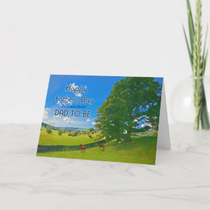 Carte Pour papa-to-be, une Fête des pères paysagère past