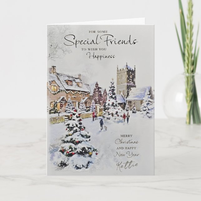 Carte Pour quelques amis spéciaux, Joyeux Noël (Devant)