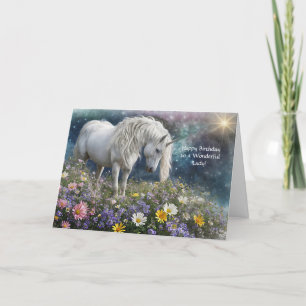 Carte Pour Sa Femme Fille Joyeux Anniversaire Jolie Unic
